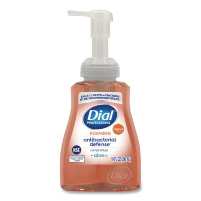 Dial Professional Original Antibacterial Defense Foaming Hand Wash, Original, 10 oz, 8/Carton (35446)