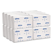 Kleenex C-Fold Paper Towels, 1 Ply, 10.13 x 13.15, White, 150/Pack, 16 Packs/Carton (01500)