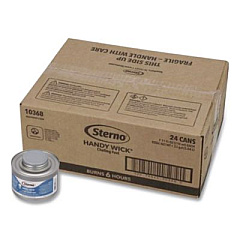 Sterno Chafing Fuel Can With Stem Wick, Methanol, 6 Hour Burn, 1.89 g, 24/Carton (10102)