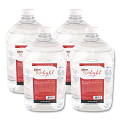 Sterno Soft Light Liquid Wax Lamp Oil, Clear, 1 gal Bottle, 4/Carton (30644)