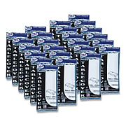 Tablemate Table Set Rectangular Table Covers, Heavyweight Plastic, 54" x 108", White, 24/Carton (549WHCT)