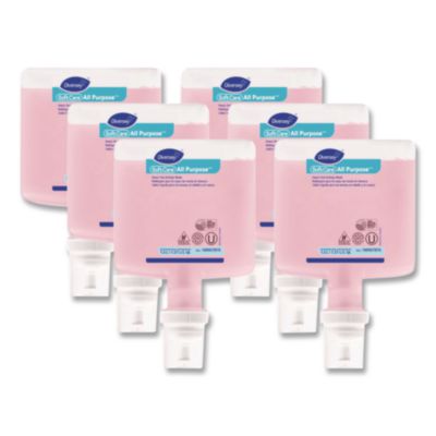 Diversey Soft Care All Purpose Hand, Hair and Body, Lemon Tea Splash Scent, 1.3 L, 6/Carton (100907876)