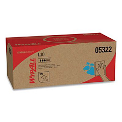 WypAll L10 Towels POP-UP Box, 1-Ply, 12 x 10.25, White, 125/Box, 18 Boxes/Carton (05322)