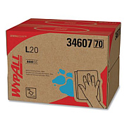 WypAll L20 Towels, BRAG Box, 11.1 x 16.8, Unscented, White, 176/Box (34607)