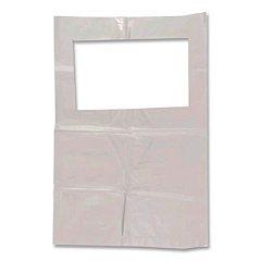 HOSPECO Scensibles Universal Receptable Liner Bags with 7.5" Wrap-Around Mounting Strap, 12.5" x 23", White, 500/Carton (LBSF500HD)