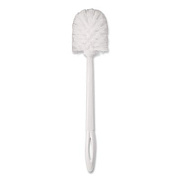Rubbermaid Commercial Commercial-Grade Toilet Bowl Brush, 10" Handle, White (631000WE)