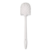Rubbermaid Commercial Commercial-Grade Toilet Bowl Brush, 10" Handle, White, 24/Carton (631000WECT)