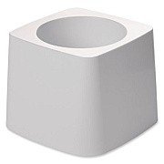 Rubbermaid Commercial Commercial-Grade Toilet Bowl Brush Holder, White (631100WE)