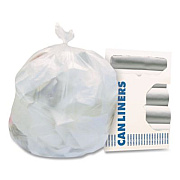 Heritage High-Density Waste Can Liners, 16 gal, 12 mic, 24" x 33", Natural, 500/Carton (Z4833MNR02)