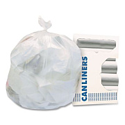 Heritage High-Density Waste Can Liners, 56 gal, 16 mic, 43" x 48", Natural, 200/Carton (Z8648VNR01)