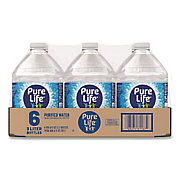 Nestle Waters Pure Life Purified Water, 101.4 oz Bottle, 6/Pack (12386172)