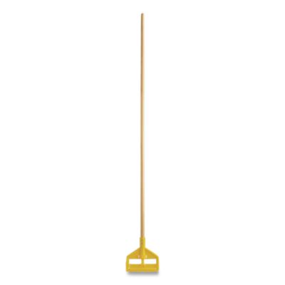 Rubbermaid Commercial Invader Side-Gate Wood Wet-Mop Handle, 60", Natural, 12/Carton (H116)