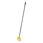 Rubbermaid Commercial Invader Fiberglass Side-Gate Wet-Mop Handle, 60", Gray/Yellow (H146)