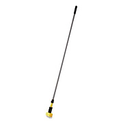 Rubbermaid Commercial Gripper Fiberglass Mop Handle, 1" dia x 60", Gray/Yellow (H246GY)
