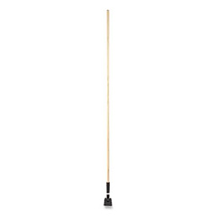 Rubbermaid Commercial Snap-On Hardwood Dust Mop Handle, 1.5" dia x 60", Natural (M116)