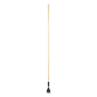 Rubbermaid Commercial Snap-On Hardwood Dust Mop Handle, 1.5" dia x 60", Natural (M116)