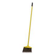 Rubbermaid Commercial 7920014588208, Angled Large Broom, 46.78" Handle, Gray/Yellow (637500GY)