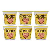 General Mills Cheerios Breakfast Cereal, Single-Serve 1.3 oz Cup, 6/Pack (SN13896)