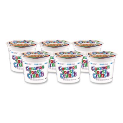 General Mills Cinnamon Toast Crunch Cereal, Single-Serve 2 oz Cup, 6/Pack (SN13897)