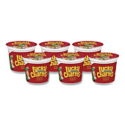 General Mills Lucky Charms Cereal, Single-Serve 1.73 oz Cup, 6/Box (SN13899)