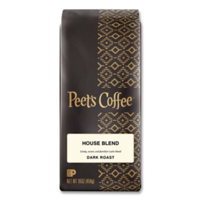 Peet's Coffee & Tea Bulk Coffee, House Blend, Ground, 1 lb Bag (501619)