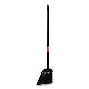 Rubbermaid Commercial Angled Lobby Broom, Poly Bristles, 35" Handle, Black (637400BLA)