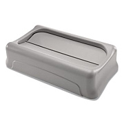 Rubbermaid Commercial Swing Lid for Slim Jim Waste Container, Gray (267360GY)