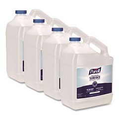 PURELL Healthcare Surface Disinfectant, Fragrance Free, 1 gal Bottle, 4/Carton (434004CT)