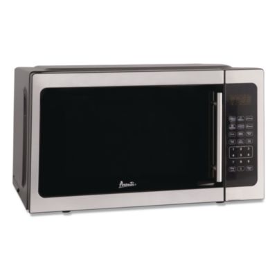 Avanti 1.5 cu ft Countertop Microwave, 1,000 W, Stainless Steel/Black (MT150V3S)