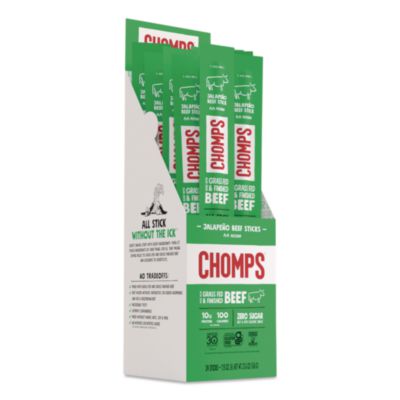 Chomps Jalepeno Beef Meat Stick, 1.15 oz Stick, 24/Box (ZHO00425)