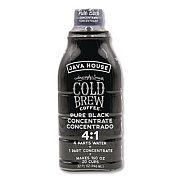 Java House Cold Brew Coffee Concentrate, Pure Black, 32 oz Bottle (HFP01607)