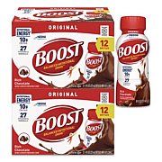 Boost Original Nutritional Drink, Rich Chocolate, 8 oz Bottle, 24/Carton (ZHC48120)