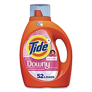 Tide Plus Boost of Ultra Downy Laundry Detergent, HE Compatible, April Fresh Scent, 73 oz Bottle (17523)