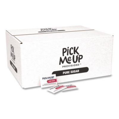 Pick Me Up Provisions Pure Sugar Packets, 0.1 oz, 2,000/Box (PM62431)