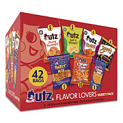 Utz Flavor Lovers Variety Pack, Assorted Flavors, 42/Carton (UQF35231)