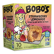 Bobo's Stuff'd Oatmeal Bites, Strawberry Lemonade, 1.3 oz Individually Wrapped, 10/Box (BBO00543)