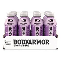 BodyArmor LYTE Sports Drink, Dragonfruit Berry, 16 oz Bottle, 12/Pack (411891)