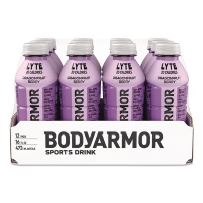 BodyArmor LYTE Sports Drink, Dragonfruit Berry, 16 oz Bottle, 12/Pack (411891)