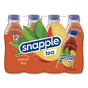 Snapple Flavored Tea, Peach, 16 oz Bottle, 24/Carton (CAD00783)