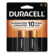 Duracell CopperTop Alkaline C Batteries, 2/Pack (MN1400B2Z)