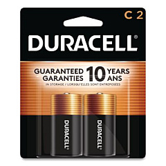 Duracell CopperTop Alkaline C Batteries, 2/Pack (MN1400B2Z)