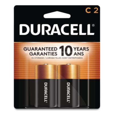Duracell CopperTop Alkaline C Batteries, 2/Pack (MN1400B2Z)