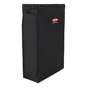 Side Load Linen Bag for Rubbermaid Commercial 2202581, 2202527, 2202587 Carts, 3.7 Bushels, 9 x 21.1 x 33, Black, 4/CT (2202526)
