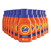 HE Liquid Laundry Detergent, Tide Original Scent, 10 oz Bottle, 12/Carton (00471)