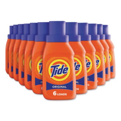 HE Liquid Laundry Detergent, Tide Original Scent, 10 oz Bottle, 12/Carton (00471)