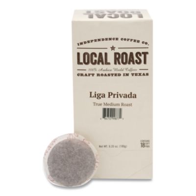 Independence Coffee Co. Liga Privida Coffee Pods, 18/Box (ICF18053)
