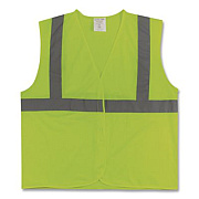 PIP ANSI Class 2 Hook and Loop Safety Vest, Large, Lime (302MVGLYL)