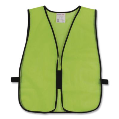 PIP Hook and Loop Safety Vest, One Size Fits Most, Lime (3000800LY)