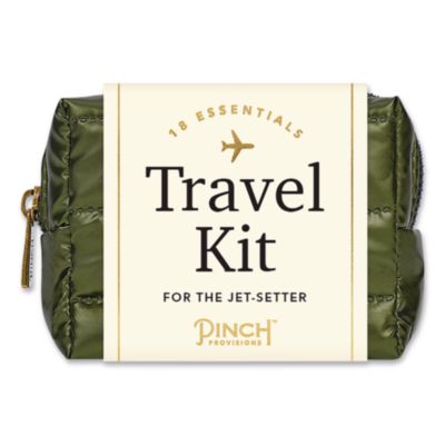 Pinch Provisions Travel Comfort Set, 18 Pieces, Green (RAVEL1PUFGRN)