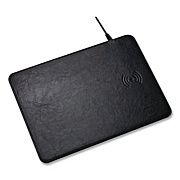 Vivitar DeskTek TapCharge Mousepad, Qi Wireless Charging, Black (TEK8047)